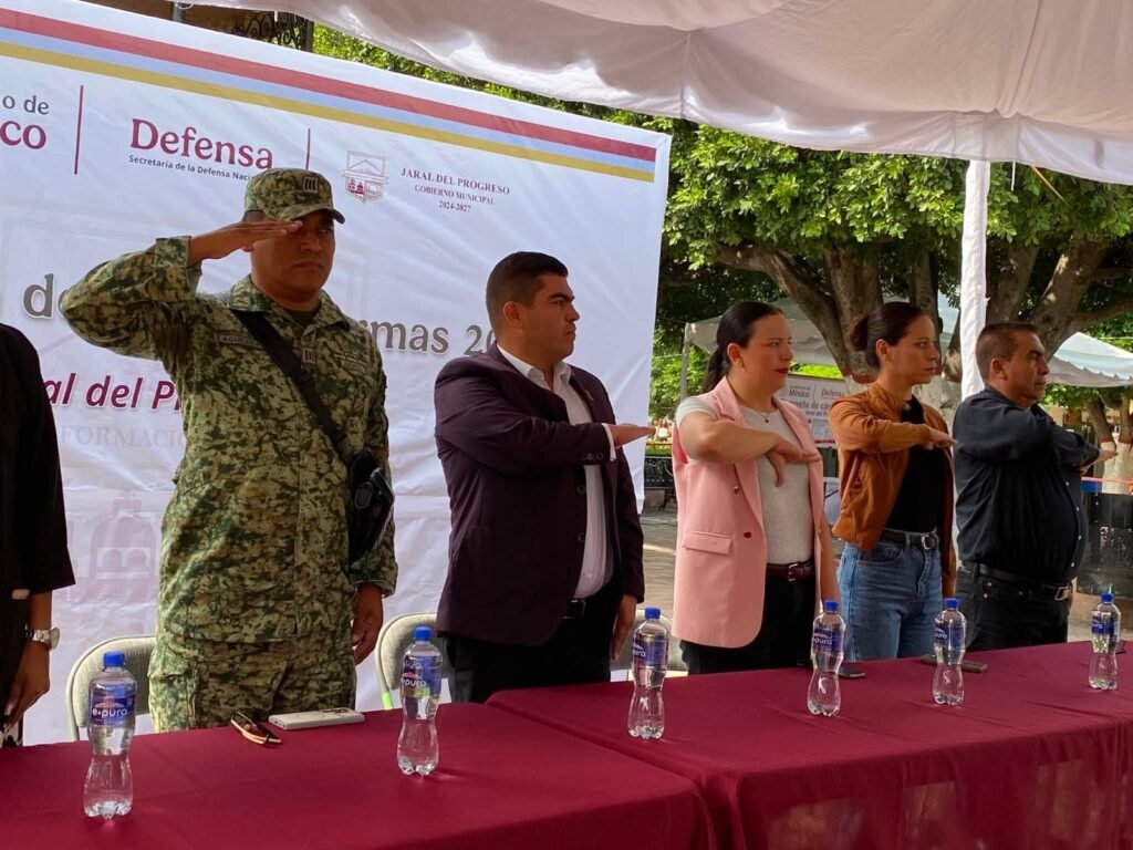 SE LLEVA A CABO CANJE DE ARMAS EN JARAL DEL PROGRESO